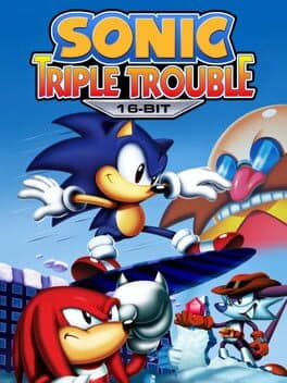 Sonic Triple Trouble 16 bit cover art
